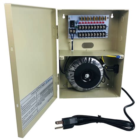 power distribution box for security cameras|siamese security camera power box.